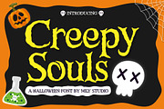 Creepy Souls - Halloween Font, a Serif Font by Mily Studio (Thumbnail 1 of 10)