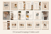 Minimalist Instagram Carousel Bundle, a Social Media Template by Solana Creative Co. (Thumbnail 5 of 11)