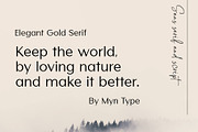 Elegant Golden - Font Duo, a Script Font by Myn Type (Thumbnail 2 of 13)