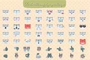 Woodland Animals Emojis BUNDLE, an Emoji Icon by NatBurger (Thumbnail 6 of 16)