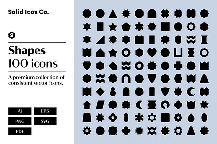 Shapes Icons, a Solid Icon by Solid Icon Co