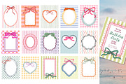 Whimsical Coquette Frames Bundle, a Decorative Illustration by marie dricot (Thumbnail 9 of 12)