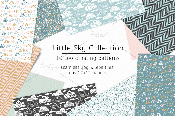 Little Sky - vector & jpgs preview 3