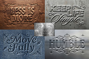 Embossed Engraved Text Effect, a Layer Style Add-On by Matsero (Thumbnail 3 of 4)