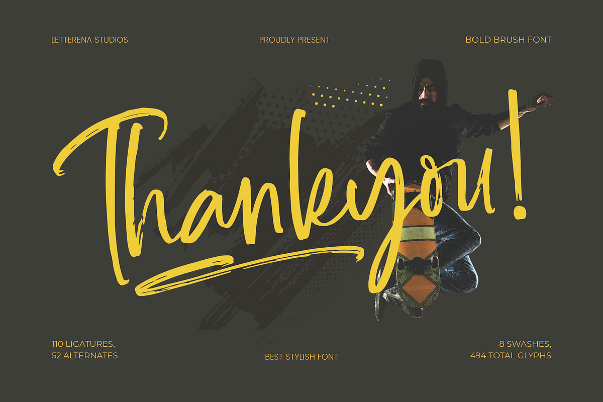 Daltonse Best Stylish Font, a Script Font by Letterena Studios Script (Photo 15 of 15)