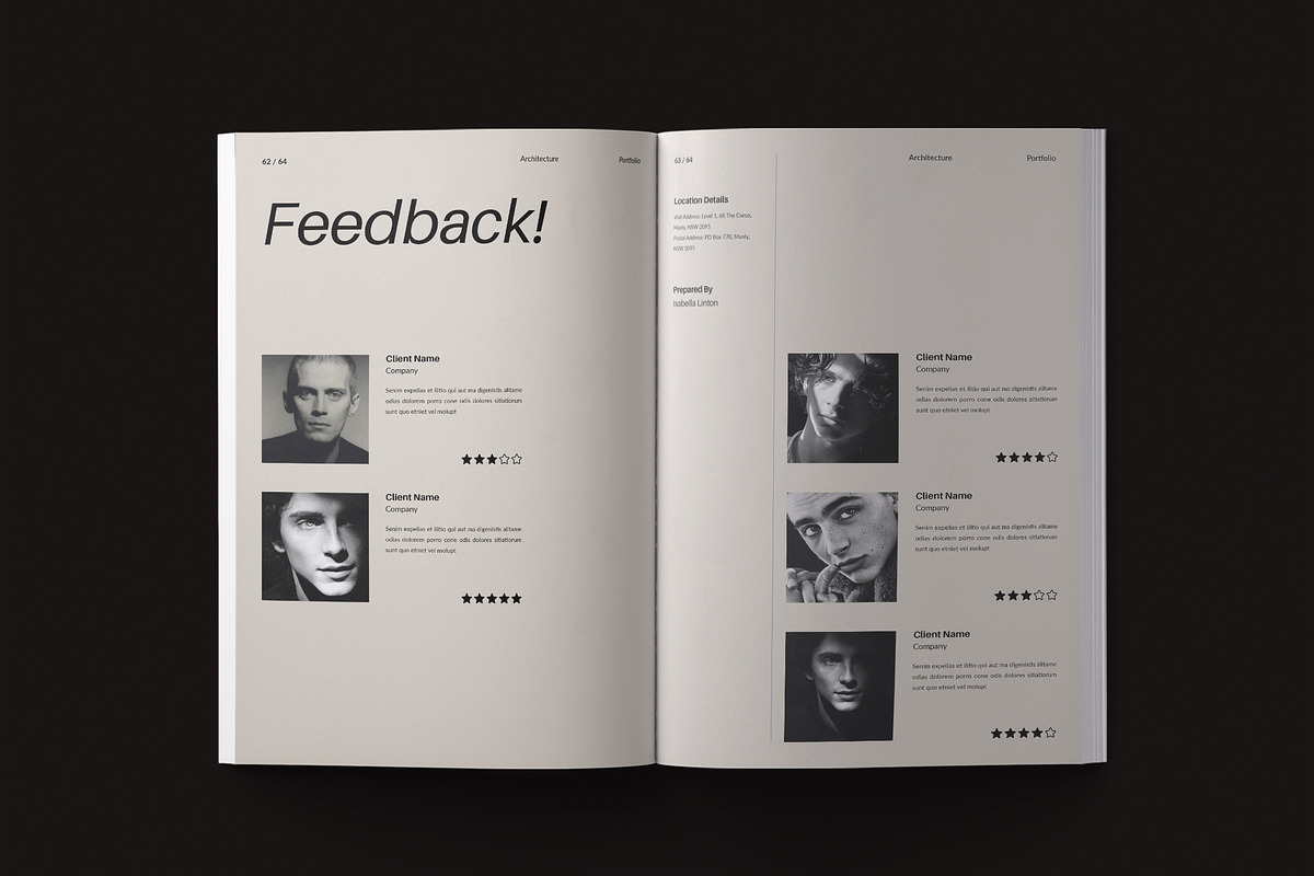 Architecture Portfolio Brochure, a Brochure Template by TemplateFolio-Shop (Photo 24 of 29)