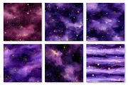 Starry Purple Skies Digital Paper, a Texture Graphic by Dream Creation (Thumbnail 6 of 6)