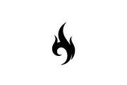 Abstract Fire Flame Silhouette, an Illustration by Designer_Momina (Thumbnail 6 of 8)