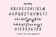 Sweetly Script, a Handwritten Font by Beck McCormick (Thumbnail 10 of 10)