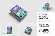 Game Console Mockup For Branding, an Advertising Mockup by bimockup (Thumbnail 1 of 6)