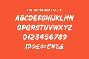 DW Wickham Vintage Font Duo, a Handwritten Font by Walker Design Co. (Thumbnail 3 of 12)