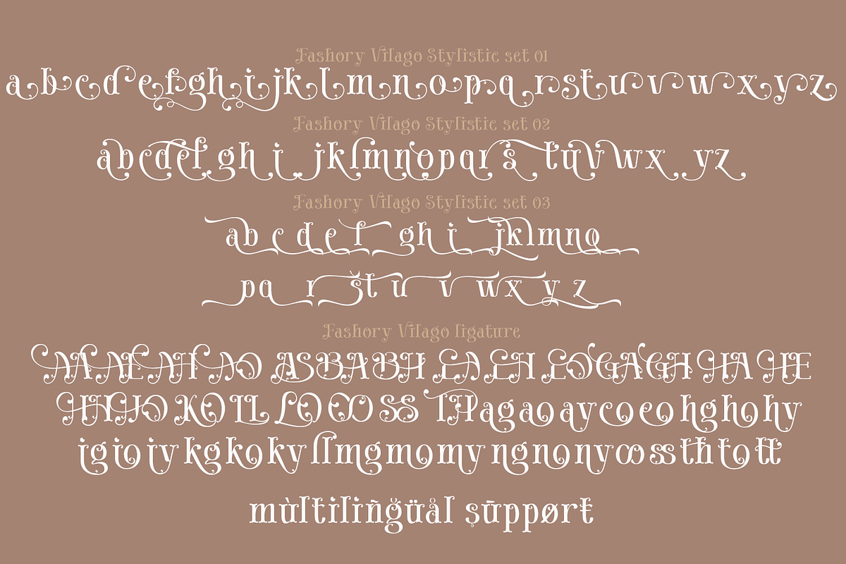 Fashory Vilago Font, a Serif Font by TypeClassHeroes (Photo 9 of 10)