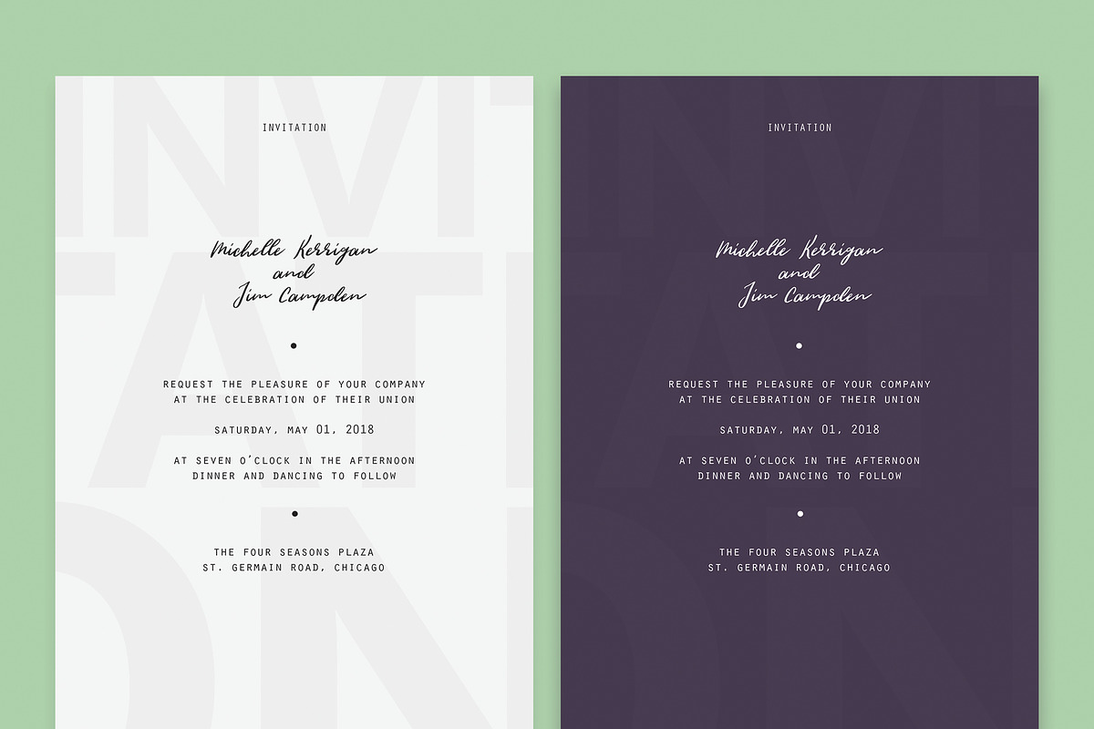 Wedding Invitation Suite (White), a Templates & Theme by The Path (Photo 2 of 5)