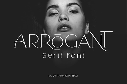 Arrogant Font, a Serif Font by Graphicdome