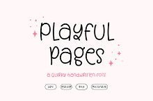 Playful Pages - A Quirky Font