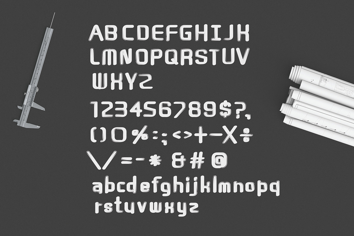 Carpentia Font preview 2
