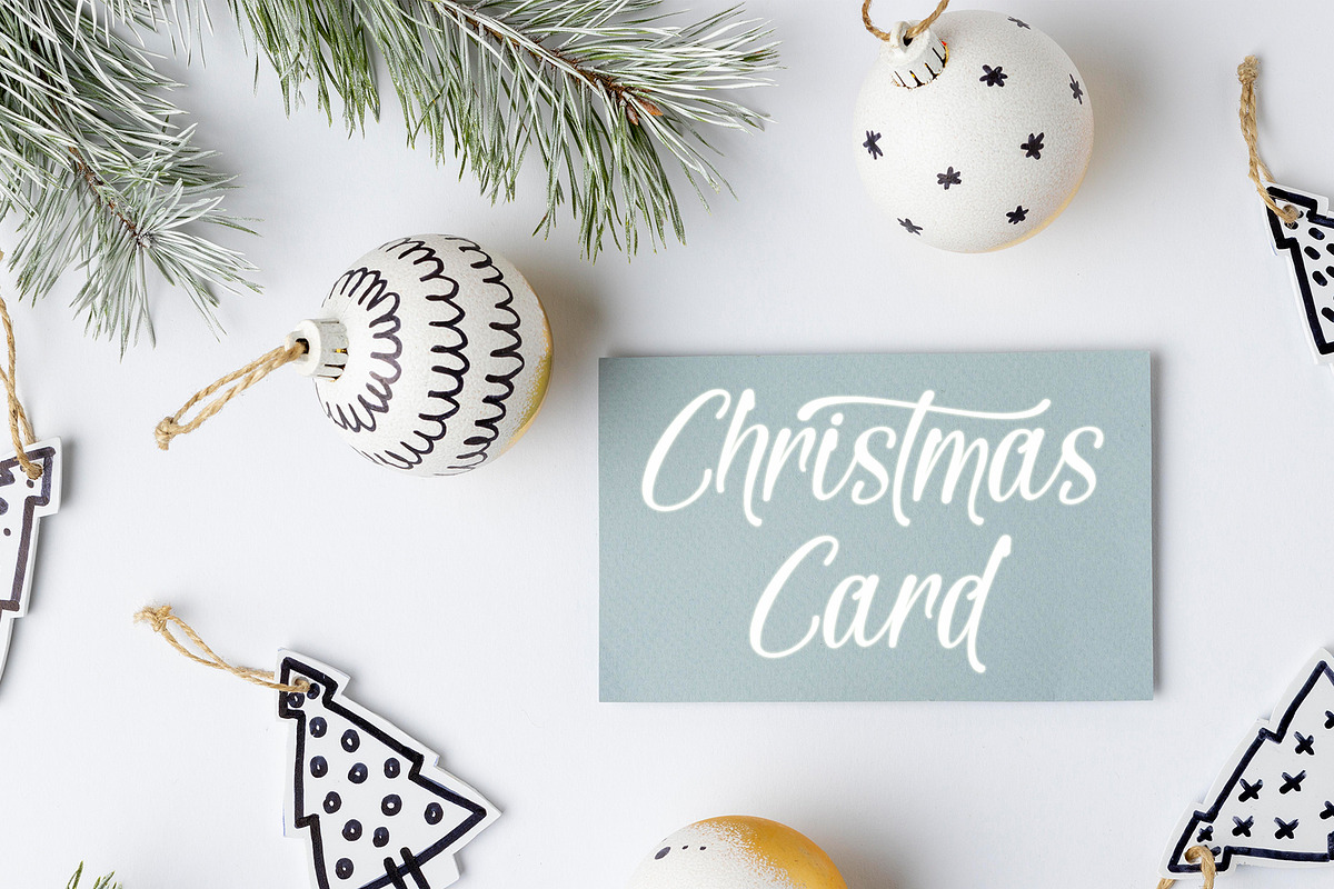 Christmas Weather, a Script Font by Letterafa Studio (Photo 3 of 10)