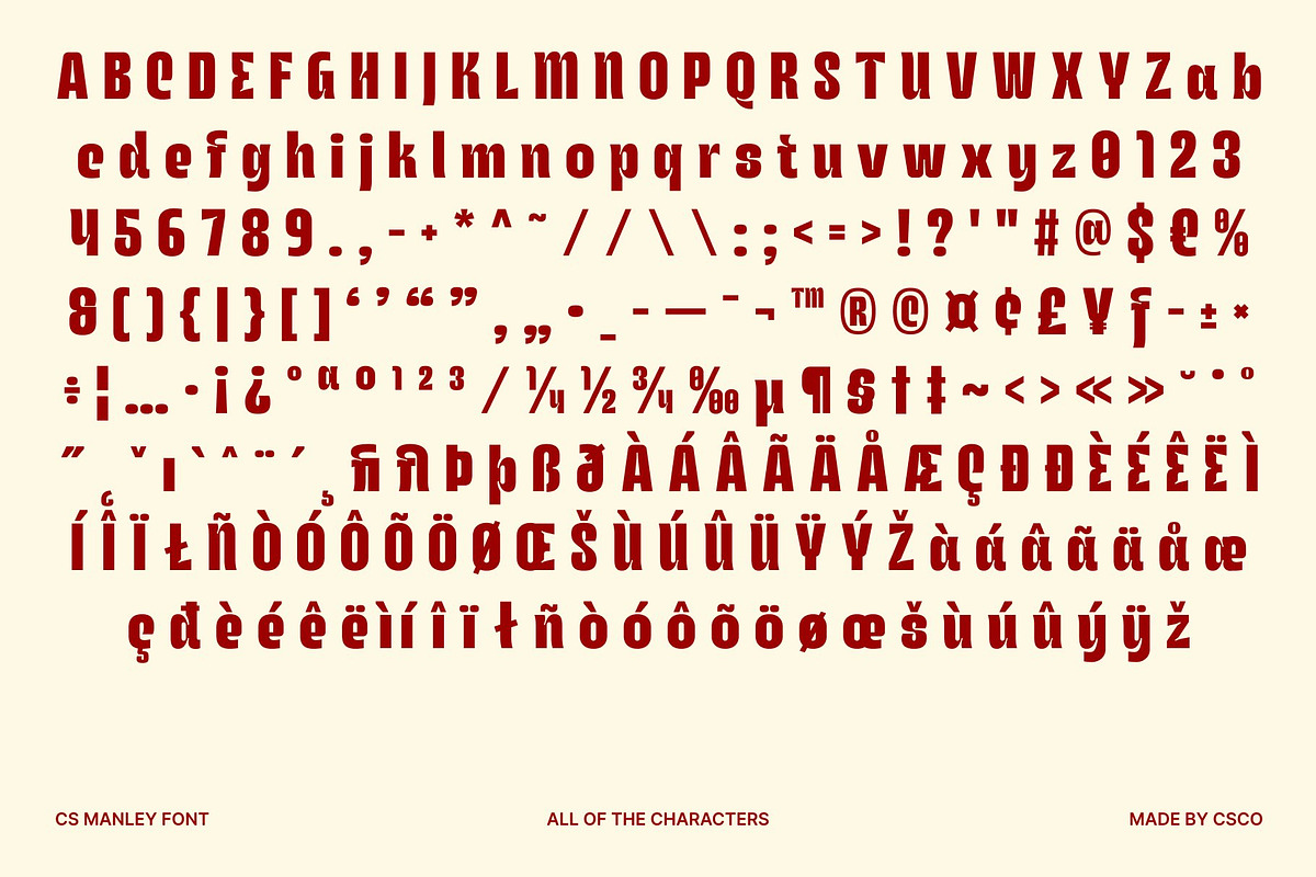 CS Manley – Inktrap Font, a Sans Serif Font by Craft Supply Co. (Photo 8 of 8)