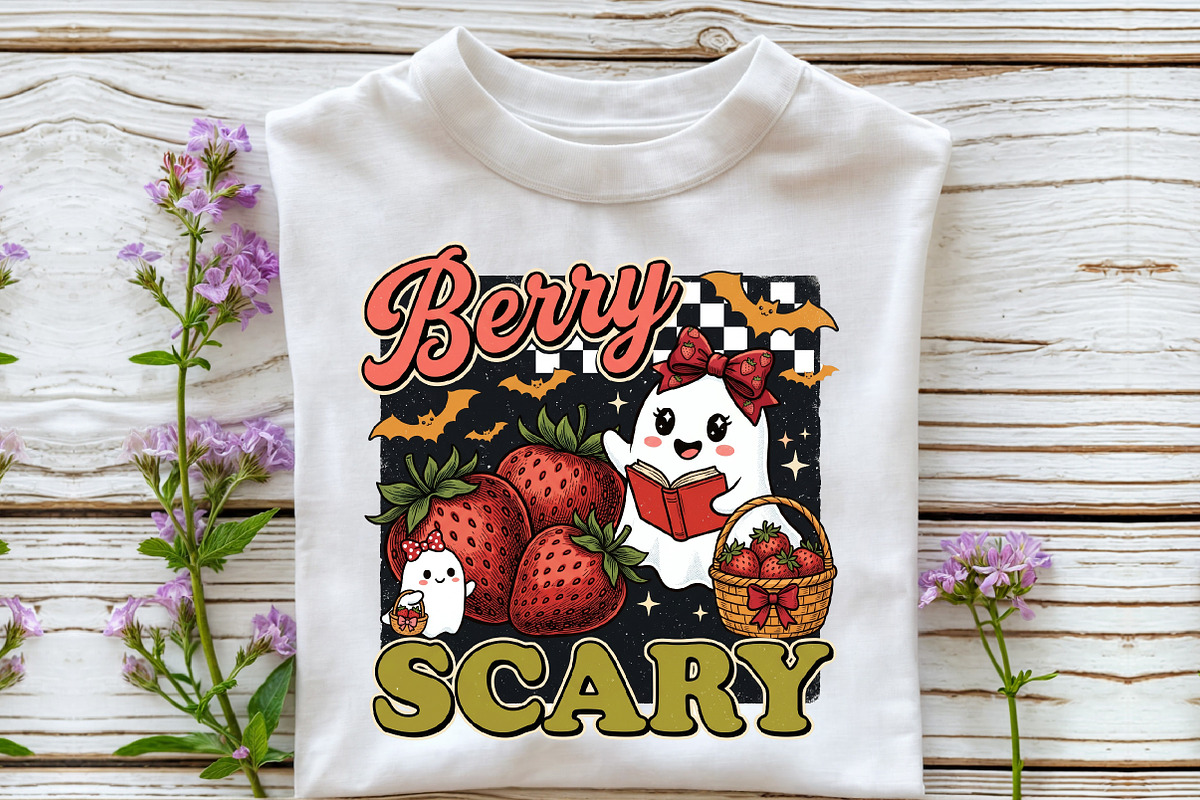 Berry Scary Png-Halloween Cute Ghost, an Object Illustration by Sublimation Artist (Photo 3 of 9)