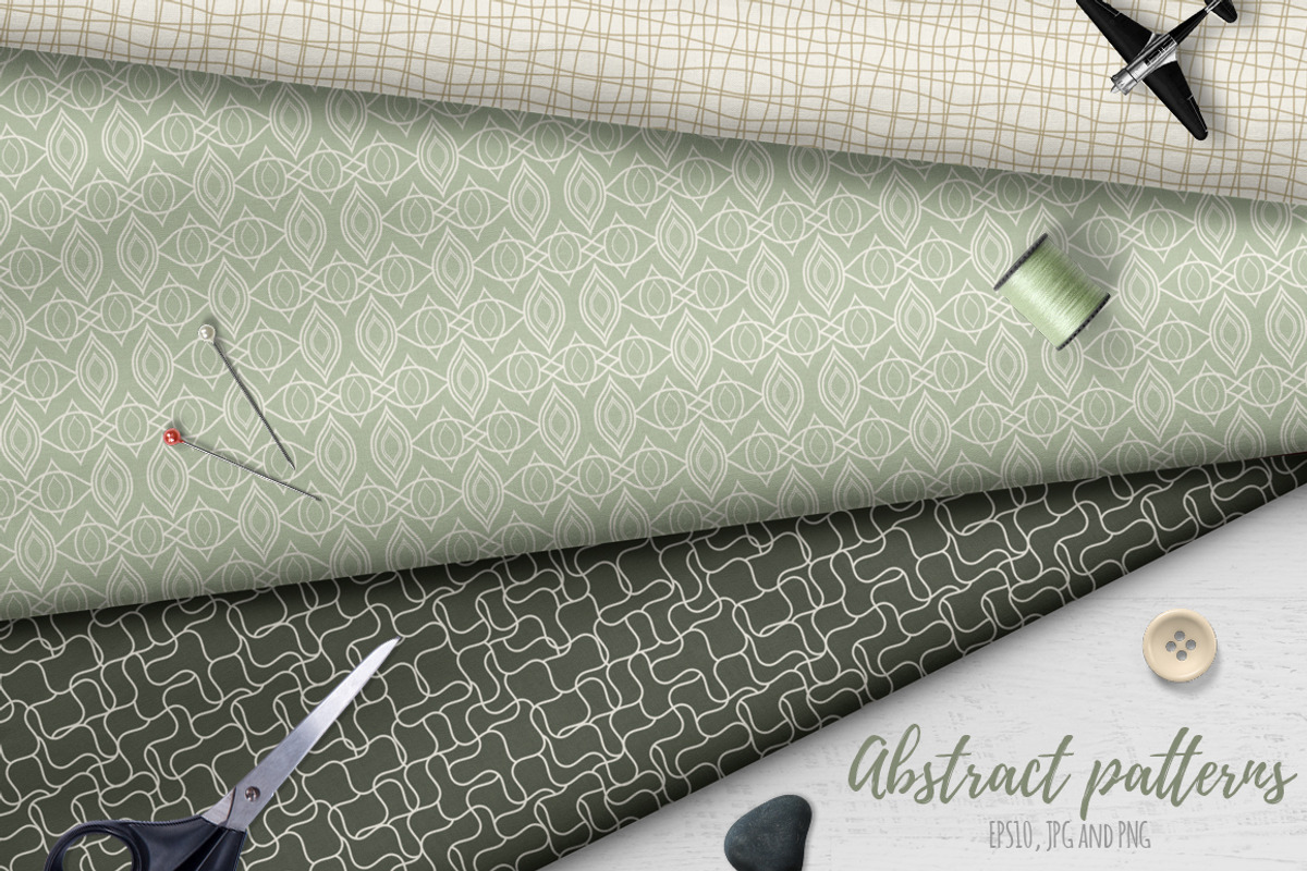 Set of 20 seamless abstract patterns, a Pattern Graphic by Mespilia