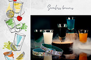 Classic cocktail shots, a Food Illustration by MsFlaffy (Thumbnail 9 of 12)
