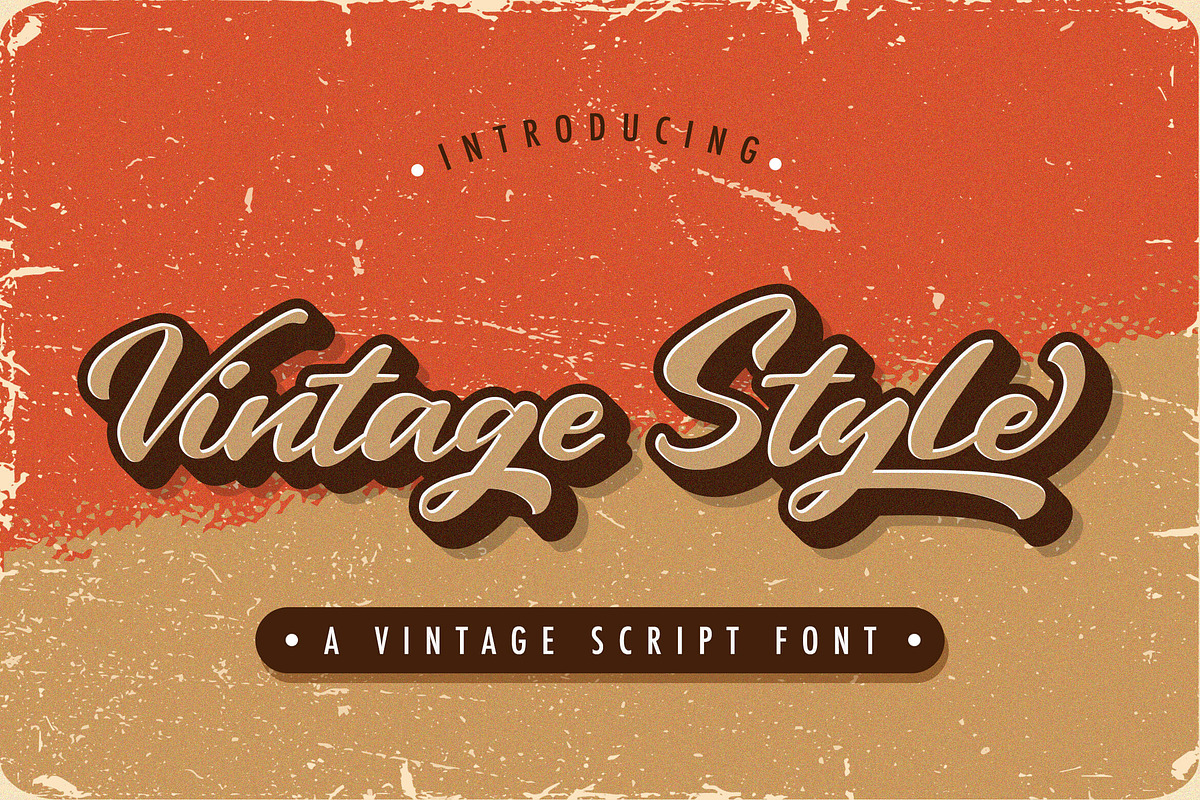 Vintage Style - Bold Script Font, a Script Font by StringLabs (Photo 1 of 15)