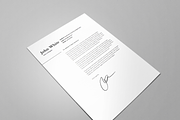 One page Resume CV + cover letter 2, a Resume Template by UX Design Mastery Shop (Thumbnail 3 of 4)