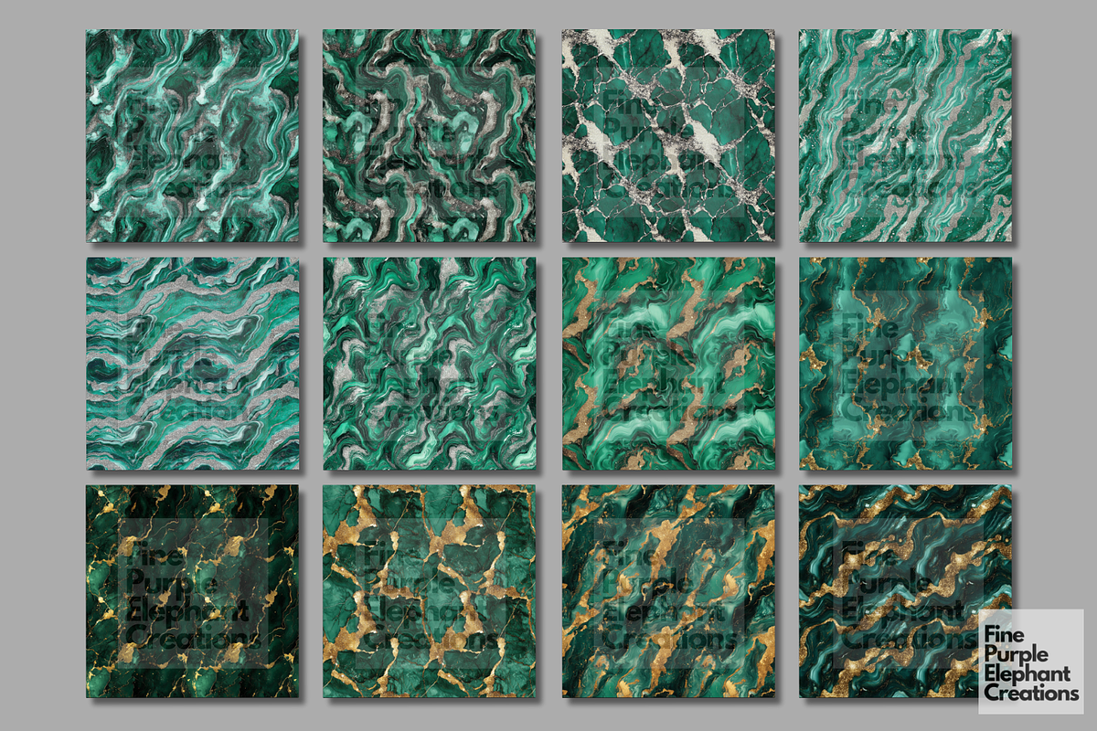 Green Marble Texture Granite Stone, a Pattern Graphic by Fine Purple Elephant (Photo 5 of 5)