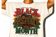 Black History Month PNG, Freedom Day, a Seasonal Illustration by DreamCafeArt (Thumbnail 3 of 4)