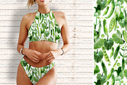 Summer basket! 12 patterns + 67 png, a Pattern Graphic by holaholga (Thumbnail 5 of 15)