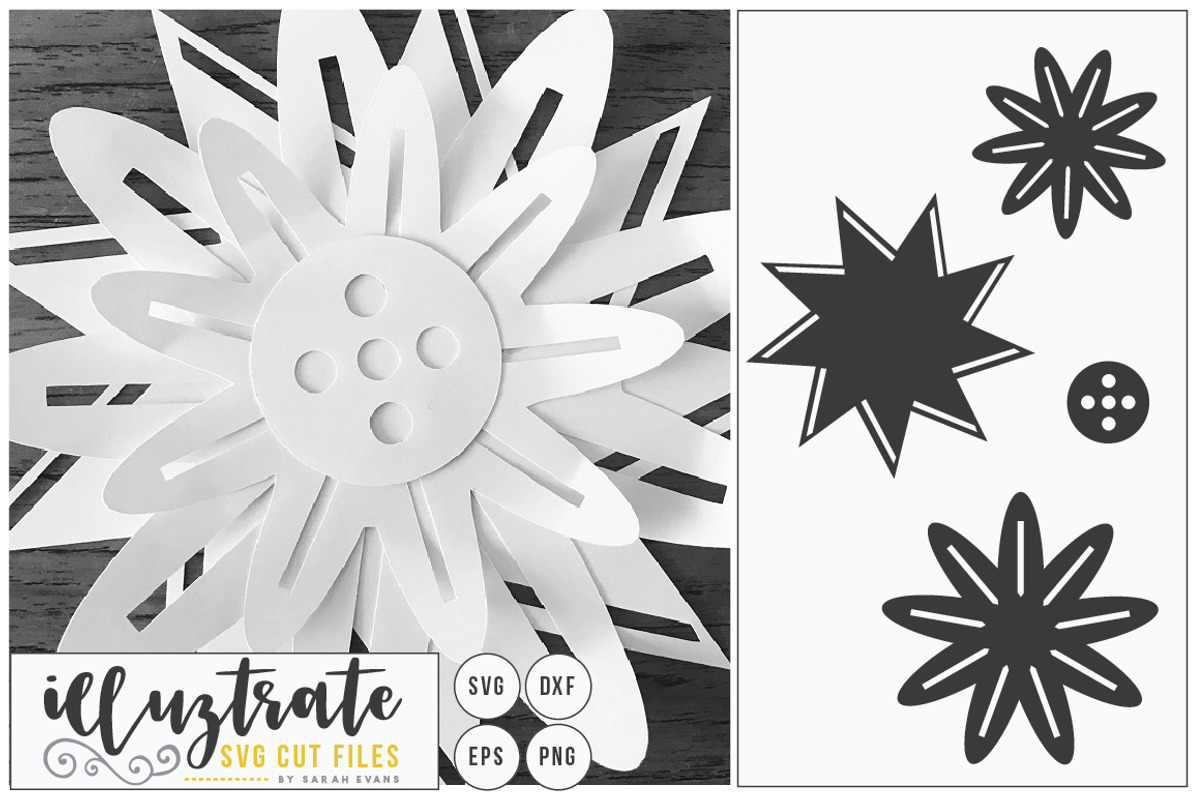 3d Flower SVG Bundle, an Illustration by illuztrate (Photo 4 of 12)
