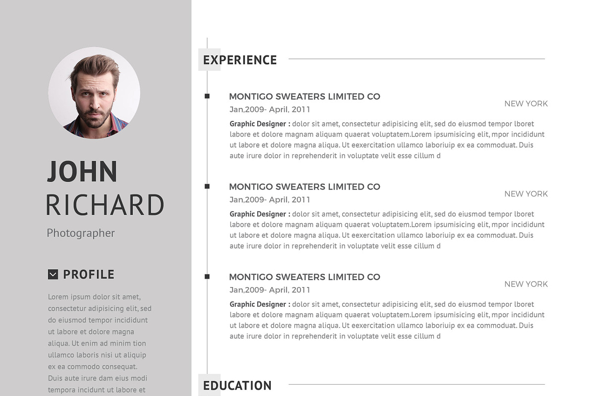 Top selling 30 Resumes Bundle, a Resume Template by paulresume (Photo 5 of 10)