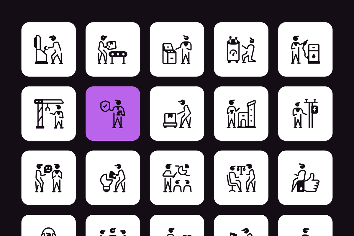250 Work and Services Icon Set, an Outline Icon by Prosymbols (Photo 10 of 12)
