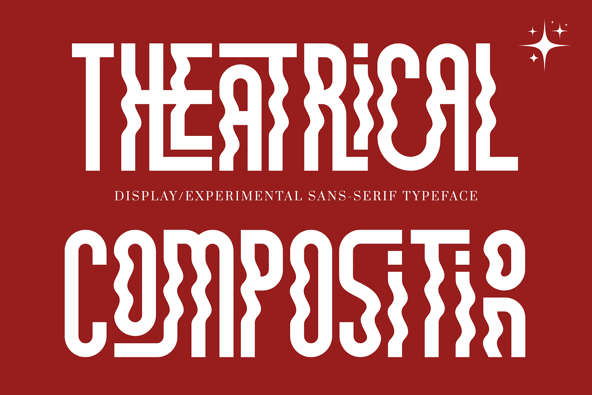 Theatrical Composition - Condensed, a Sans Serif Font by 177Studio (Photo 1 of 8)