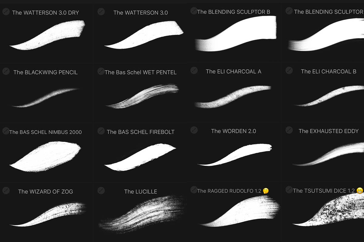 600+ Brushes Procreate BIG PACK, a Brush Add-On by Georg's Procreate Brushes (Photo 57 of 115)