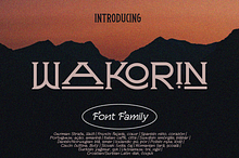 Wakorin – Serif Font Family