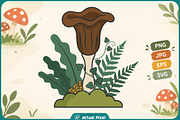 Mushroom Botanical Clipart Bundle, an Object Graphic by Actual Pixel (Thumbnail 16 of 21)