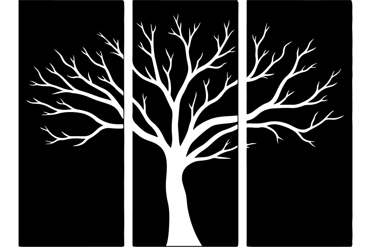 Leafless Tree Silhouette SVG Bundle, an Object Graphic by Designer_Momina (Photo 12 of 20)