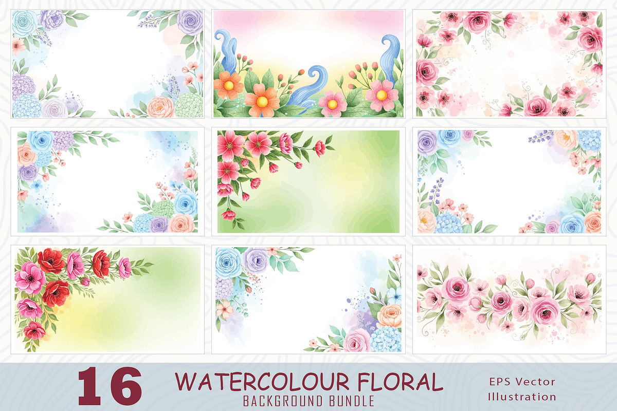 Vibrant pink flowers background, a Background Graphic by Sofia's Fashion (Photo 3 of 3)