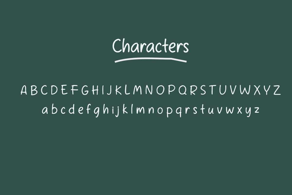 Little Stars, a Handwritten Font by rulihoki studio (Photo 2 of 5)
