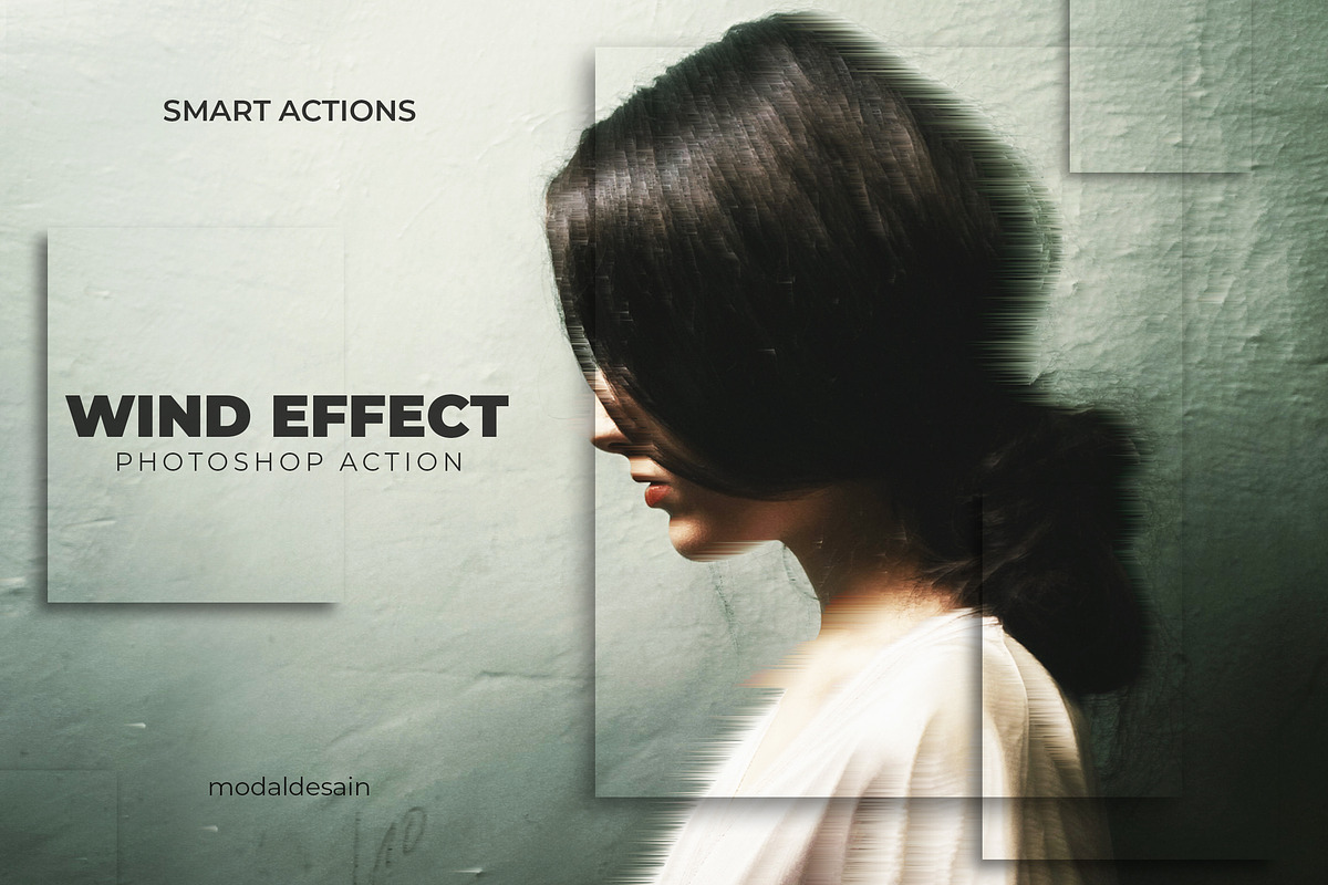 Wind Effect - Photoshop Action, an Action Add-On by Modaldesain (Photo 1 of 3)