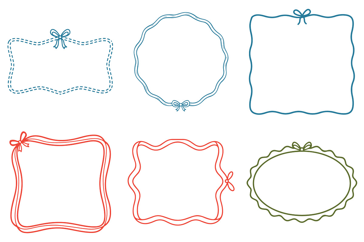 Whimsical Frames Doodle Clipart Bund, an Illustration by Daily.Designs (Photo 4 of 4)