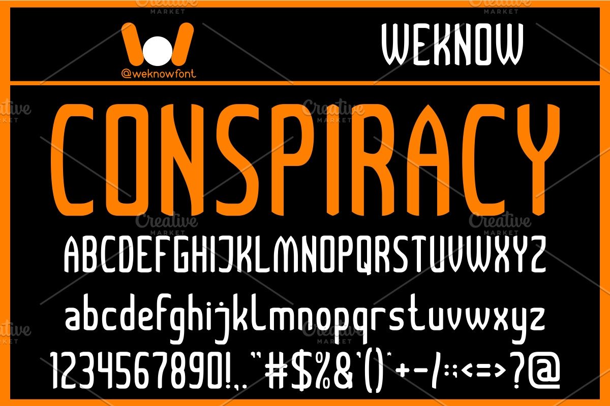 Radio Active font, a Sans Serif Font by weknow (Photo 3 of 5)