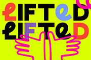 Miyoku Experimental Display Font, a Sans Serif Font by Rasio Studio (Thumbnail 6 of 9)
