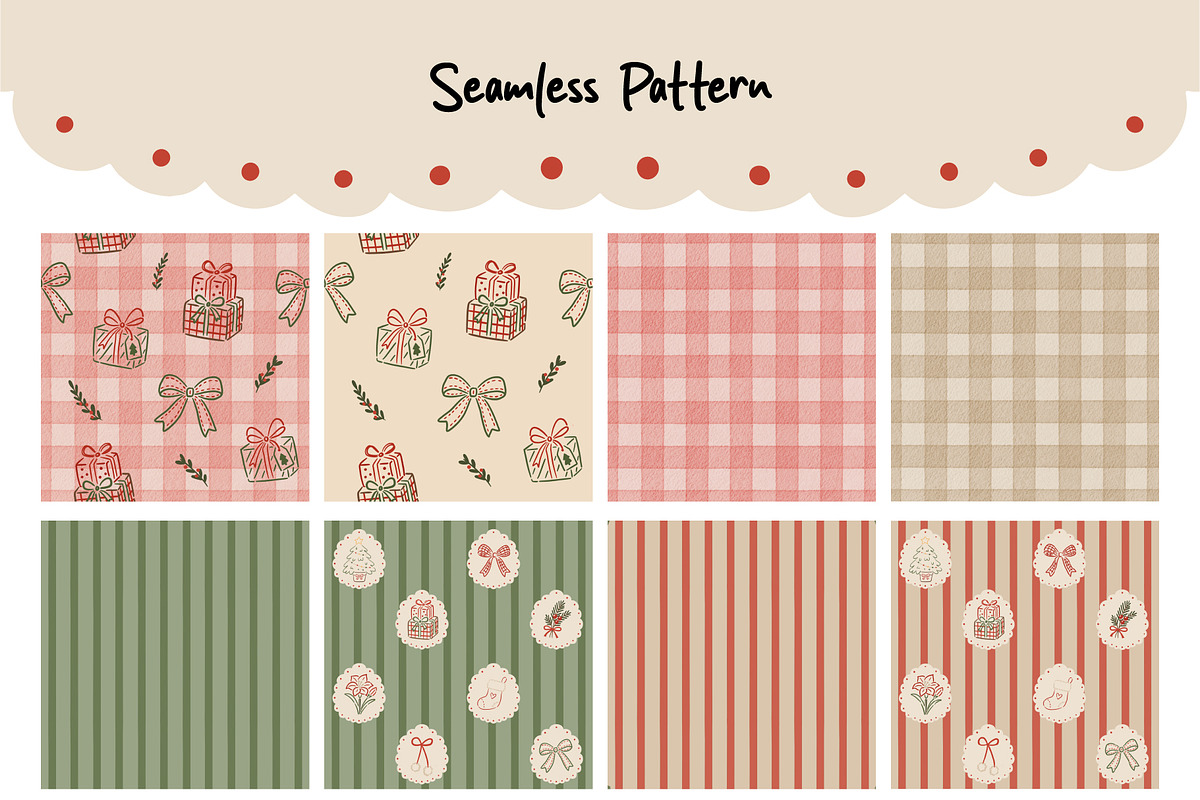 Christmas Doodles Bundle, a Seasonal Illustration by An Design (Photo 7 of 10)
