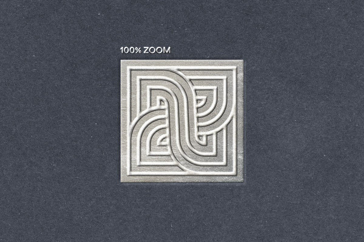 Foil Stamp Paper Mockup, a Layer Style Add-On by Design Squad (Photo 5 of 5)