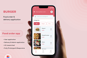 Food Order And Delivery App UI