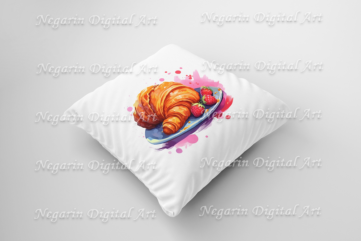Watercolor Worlds Food Clipart, an Object Graphic by Negarin Digital Art (Photo 6 of 8)