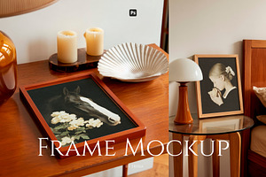 Frame mockup set, a Product Mockup by Trissa