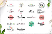 50 Premade Feminine Logos, a Branding & Logo Template by Birka Studio (Thumbnail 4 of 8)